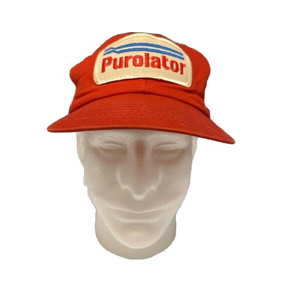 Vintage 80’s Purolator Patch Snapback Trucker Hat - Picture 1 of 3